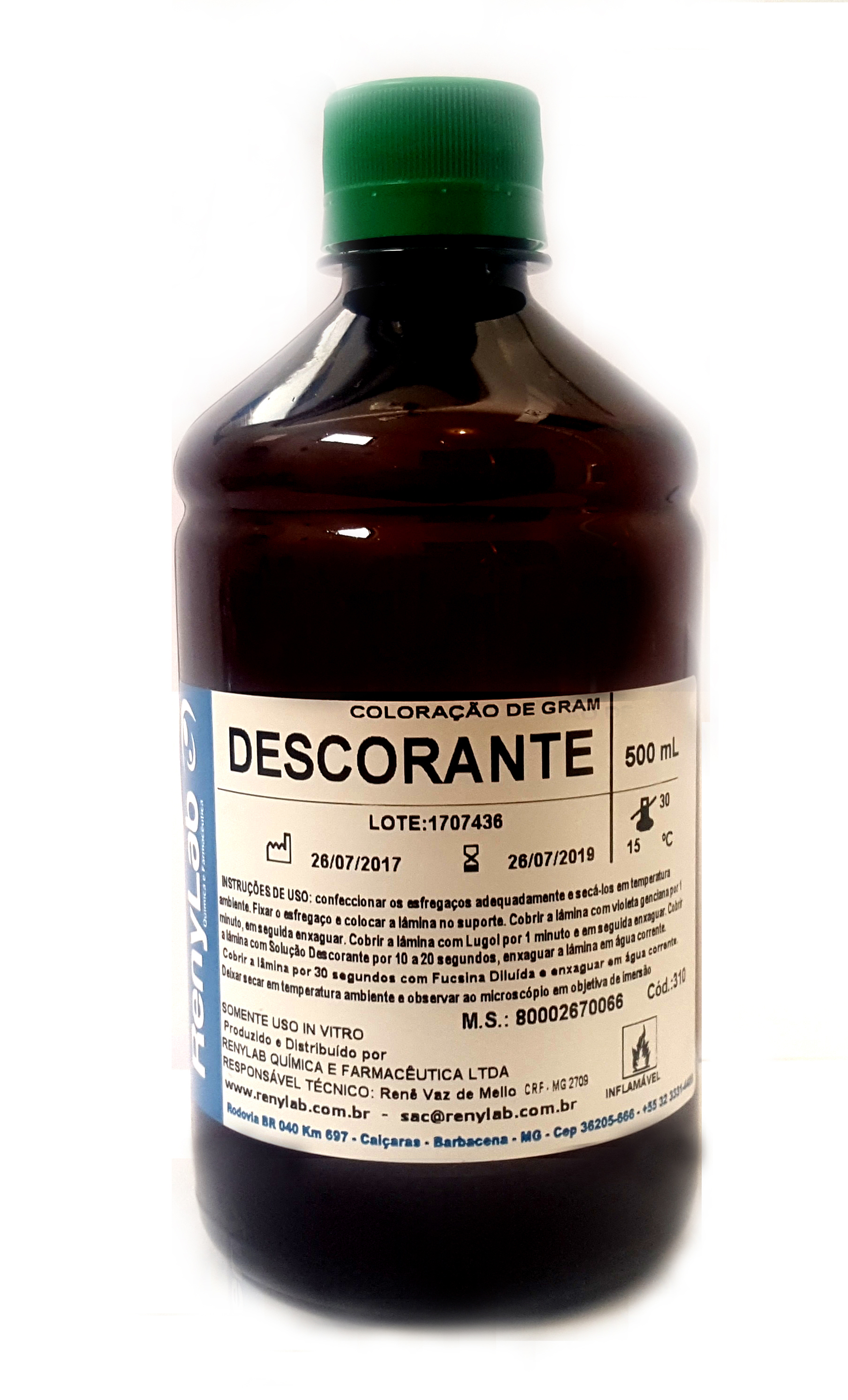 Descorante p/ GRAM