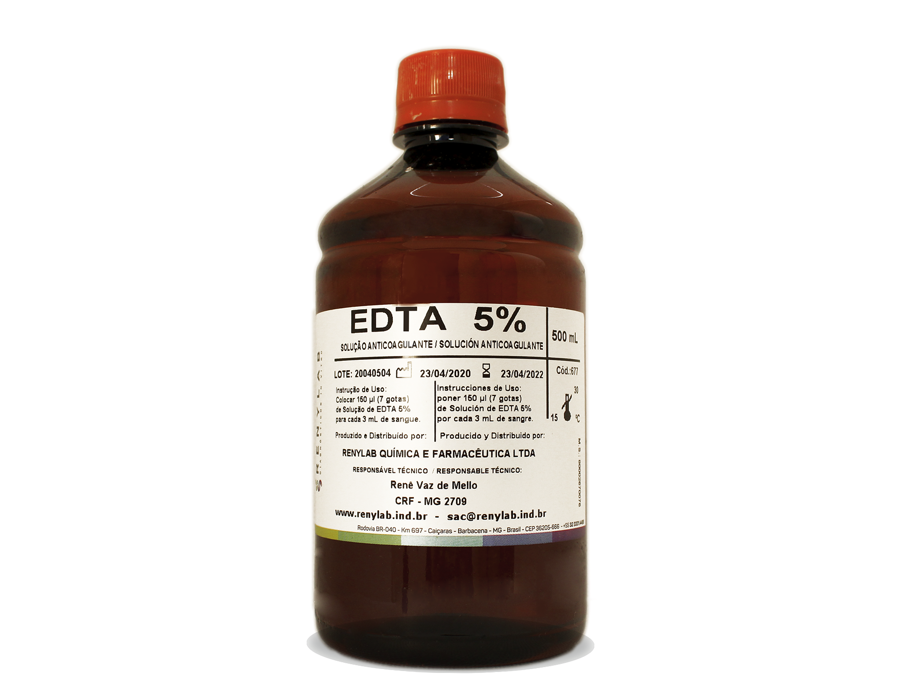 Anticoagulante EDTA (Universal) - Renylab