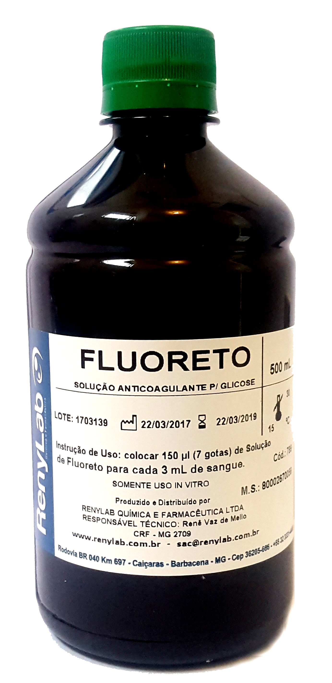 Anticoagulante Fluoreto