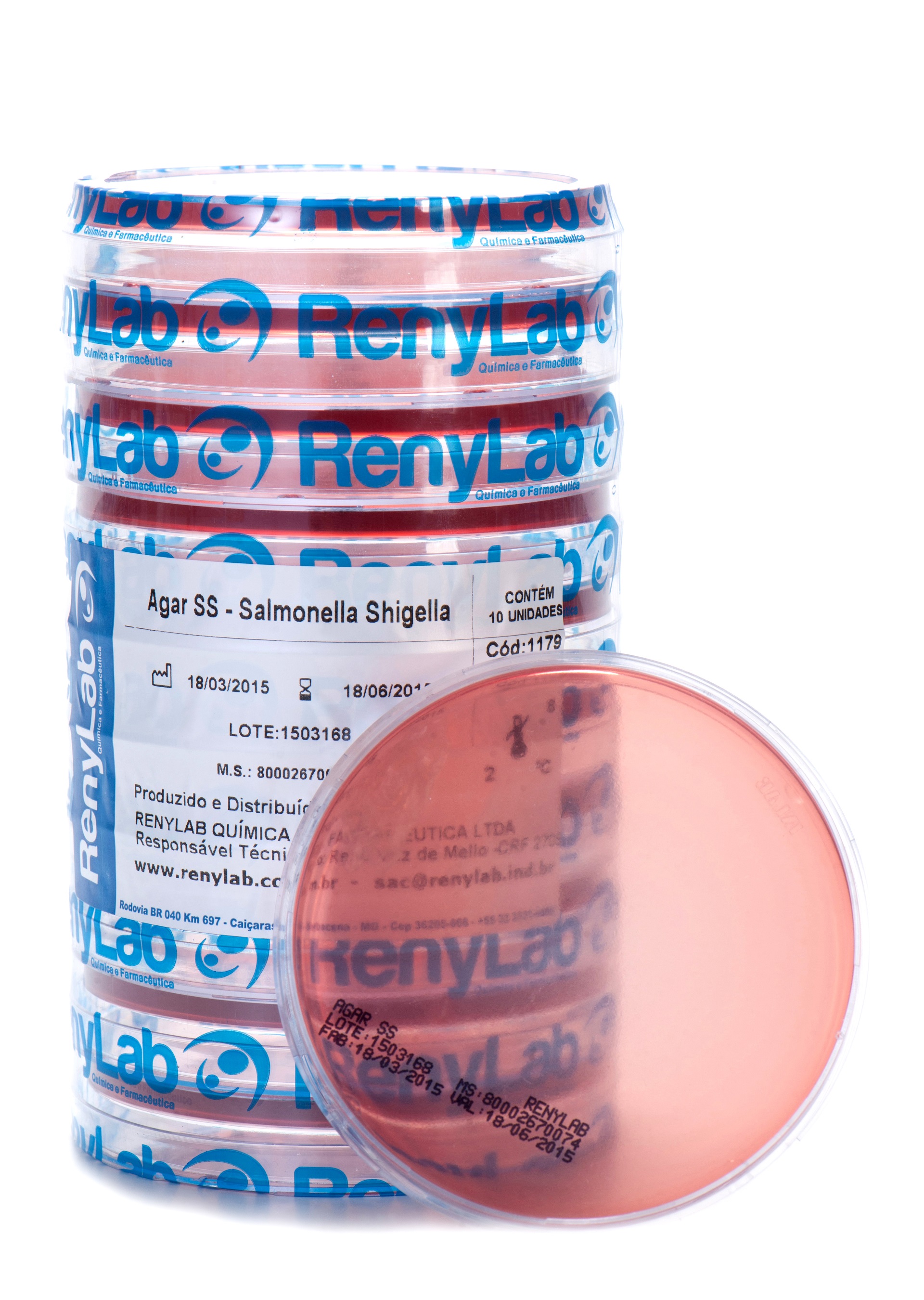 Ágar SS – Salmonella Shigella