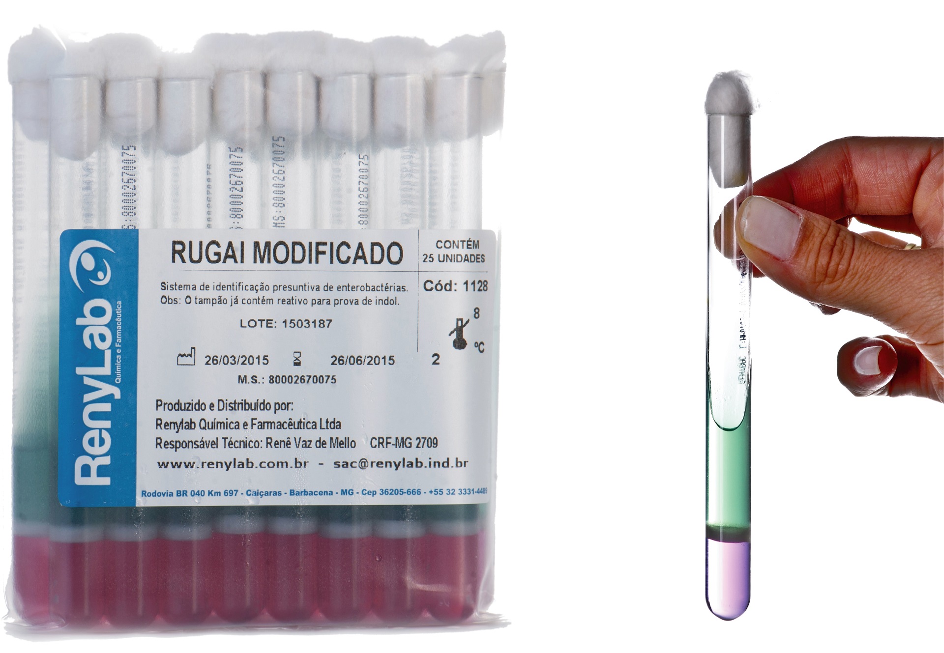 Meio Rugai RenyLab c/ Indol e Lisina