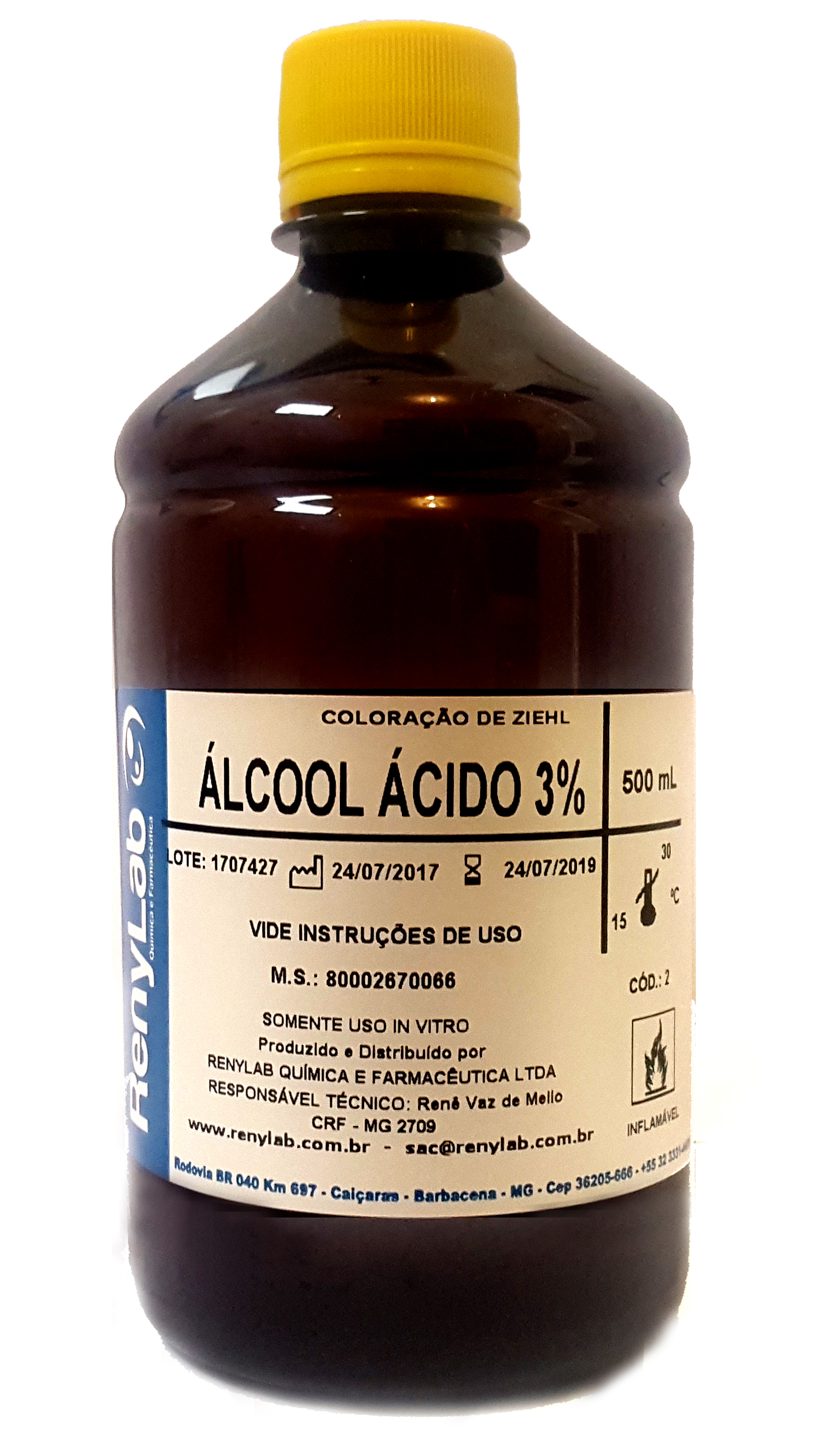 Álcool Ácido
