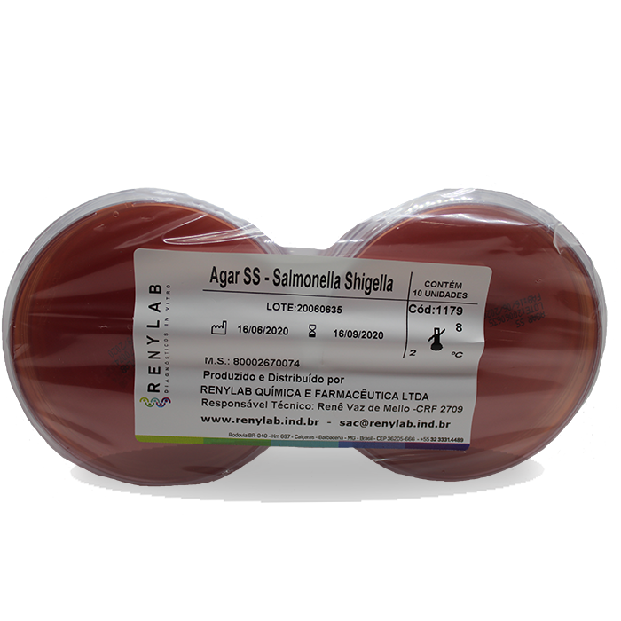 Ágar SS – Salmonella Shigella