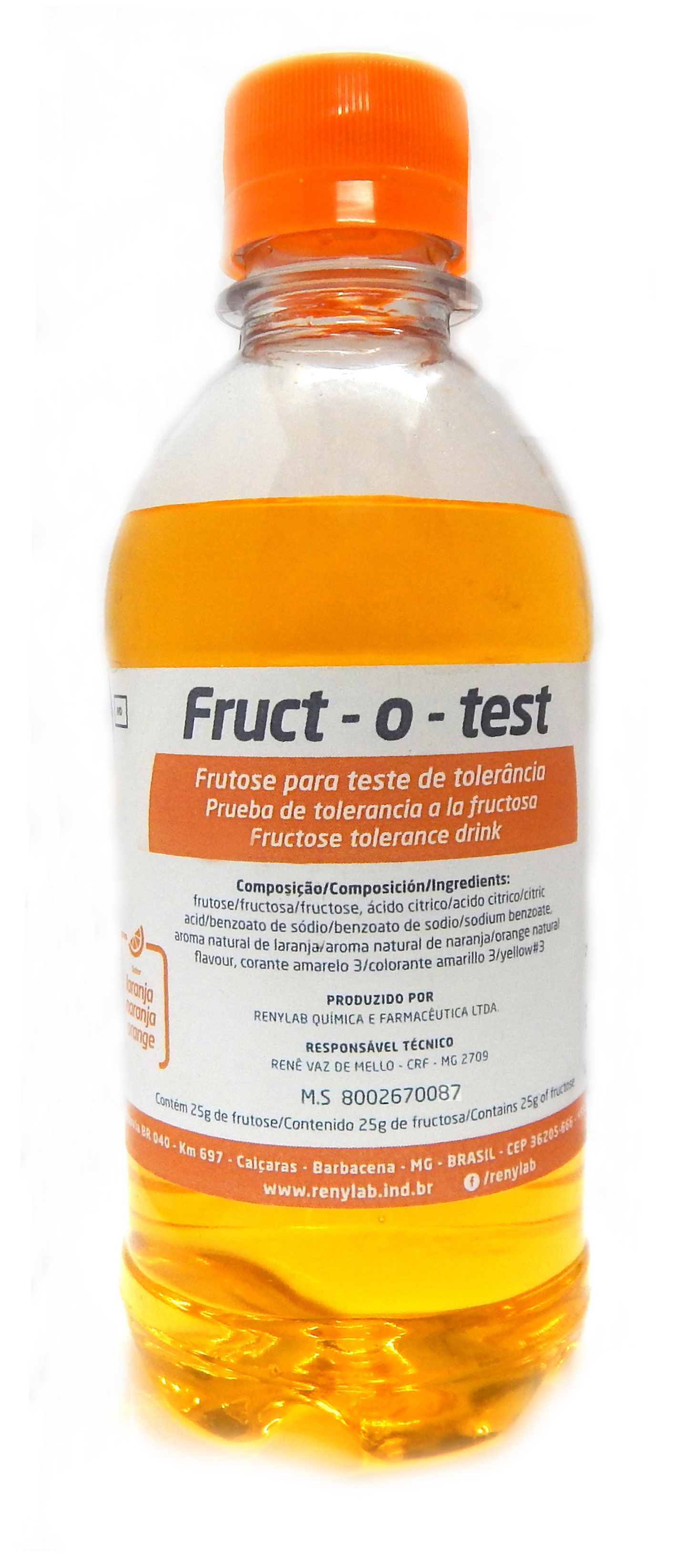 Fruct-o-test® 50g (Solução de Frutose)
